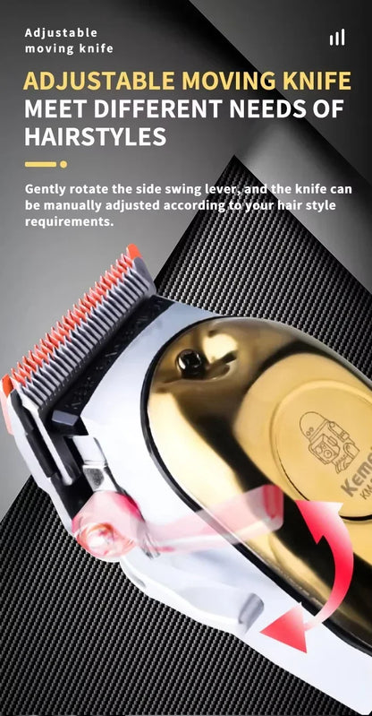 Kemei KM-2628 KM-678 KM-2024 USB Rechargeable Hair Clipper