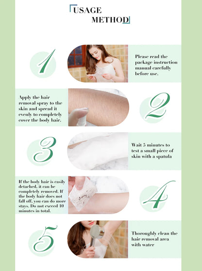 3 Kits Professional Fast Hair Removal And Stop Growth