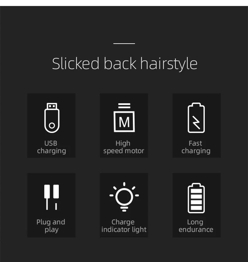 Kemei 10W Hair Clippers Men Beard Trimmer Cutter