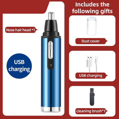 Electric Nose Hair Clipper Rechargeable Multi-kinetic Shaving