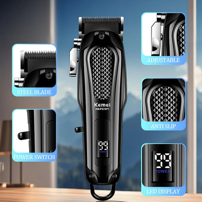 Kemei KM-PG1071 Professional Hair Clipper Kit Men's