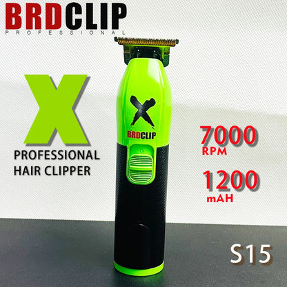 BRDCLIP S15 Professional 7000RPM 2 Gears Hair Trimmer