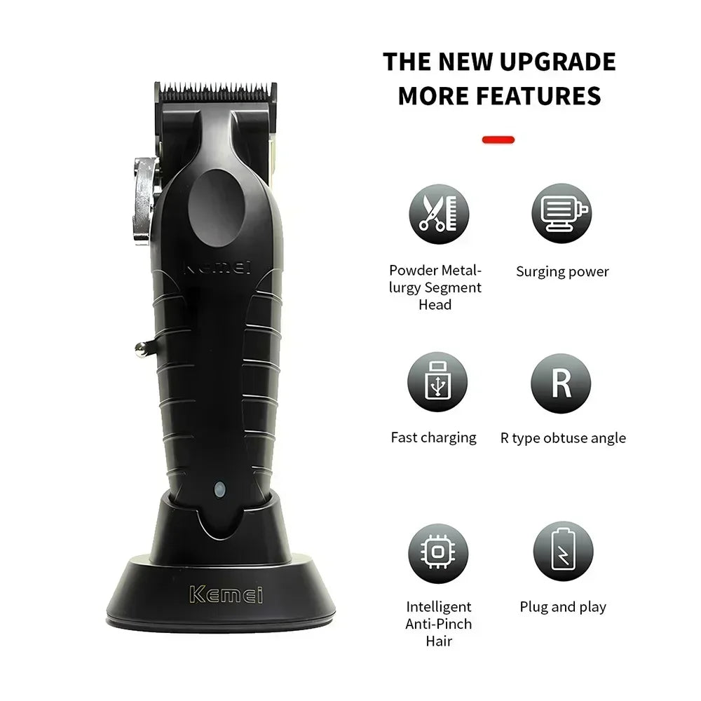 Kemei KM-2996 Professional Precision Fade Hair Clippers Cordless