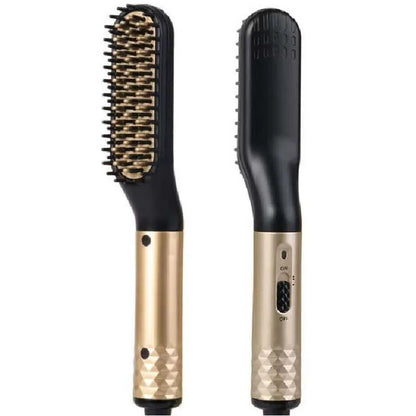 Professional 2 In 1 Portable Electric Straightening Beard
