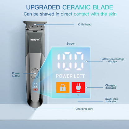 Kensen S25 Electric Body Hair Trimmer Men's Razor
