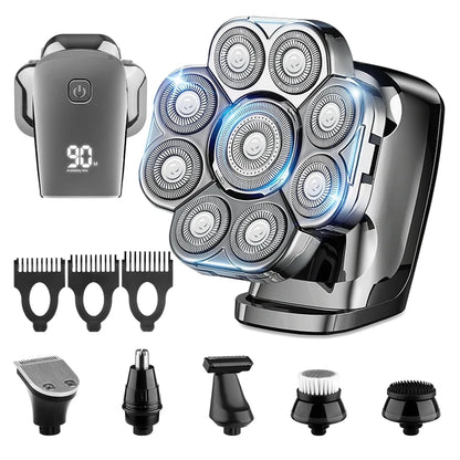 Grooming Kit 6 in1 Head Electric Shaver For Men Beard Hair Trimmer