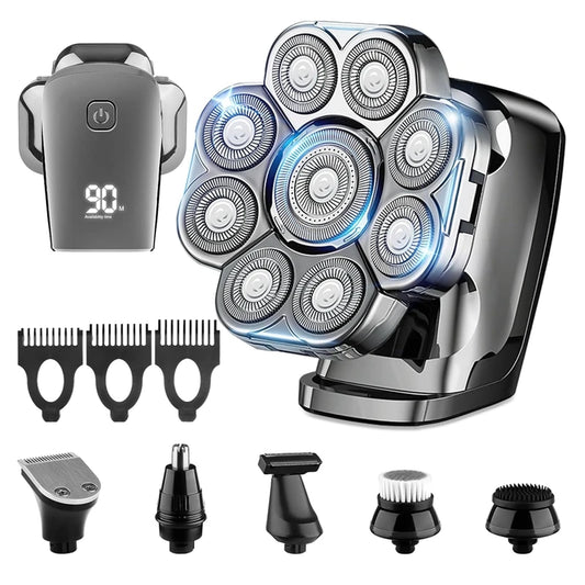 Grooming Kit 6 in1 Head Electric Shaver For Men Beard Hair Trimmer