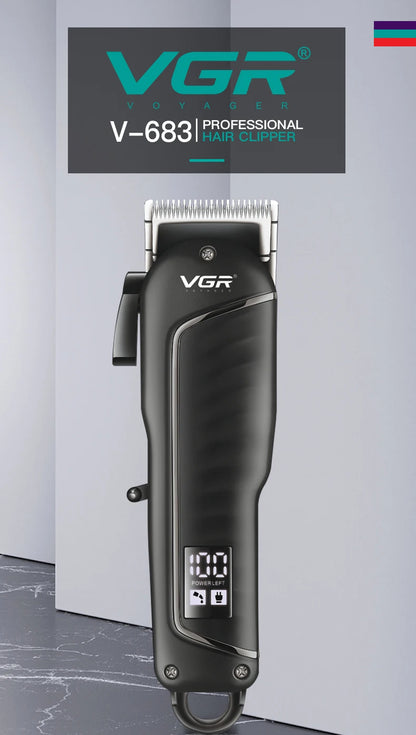 VGR Rechargeable Hair Clipper Barber Beard Hair Cutting Hair Trimmer
