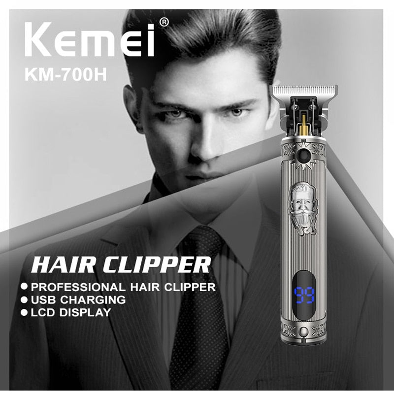 Original Kemei Powerful Metal Housing Professional Hair Trimmer For Men