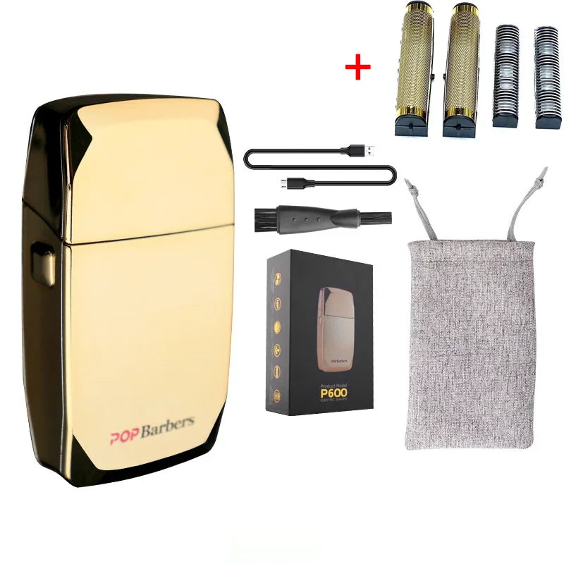 9000RPM Professional Pop Barbers P600 Oil Head Electric Hair Clippers