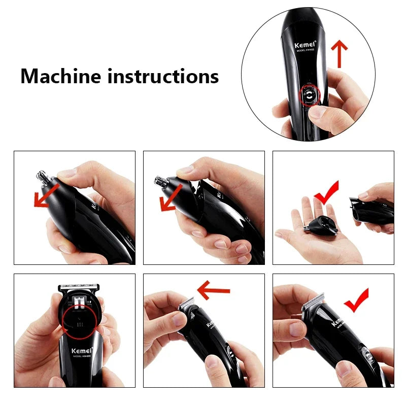 Kemei Electric Hair Clipper Shave Razor Machine Beard trimmer