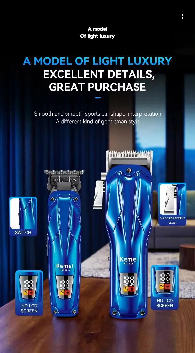 Kemei Hair Trimmer Professional Trimmer Electric Haircut Machine KM-2217
