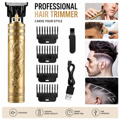 Ceramic Blade Men's Electric Hair Clipper Haircut & Trimming