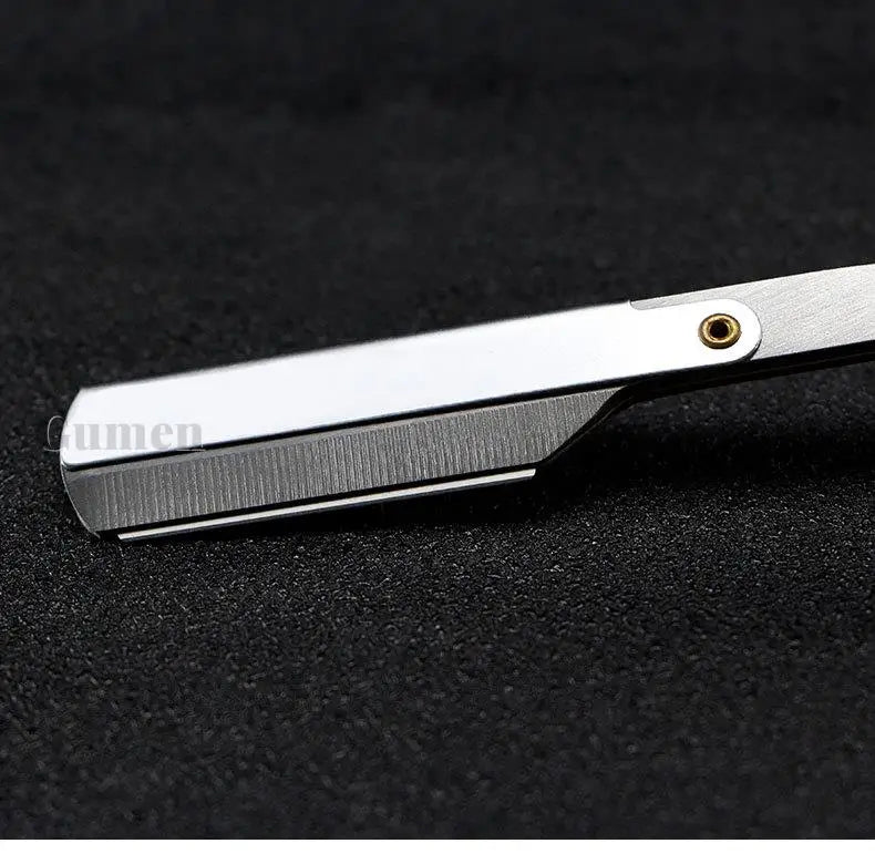 Men Straight Barber Edge Razors Pro Stainless Steel Folding Shaving G1220