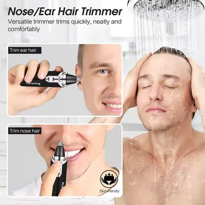 Kemei Nose Hair Trimmer Mens Beard Trimer  Hair Removal