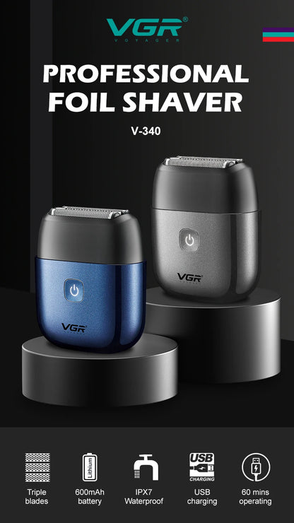 VGR 340 Shaver Professional Electric Razor Reciprocating Shaving
