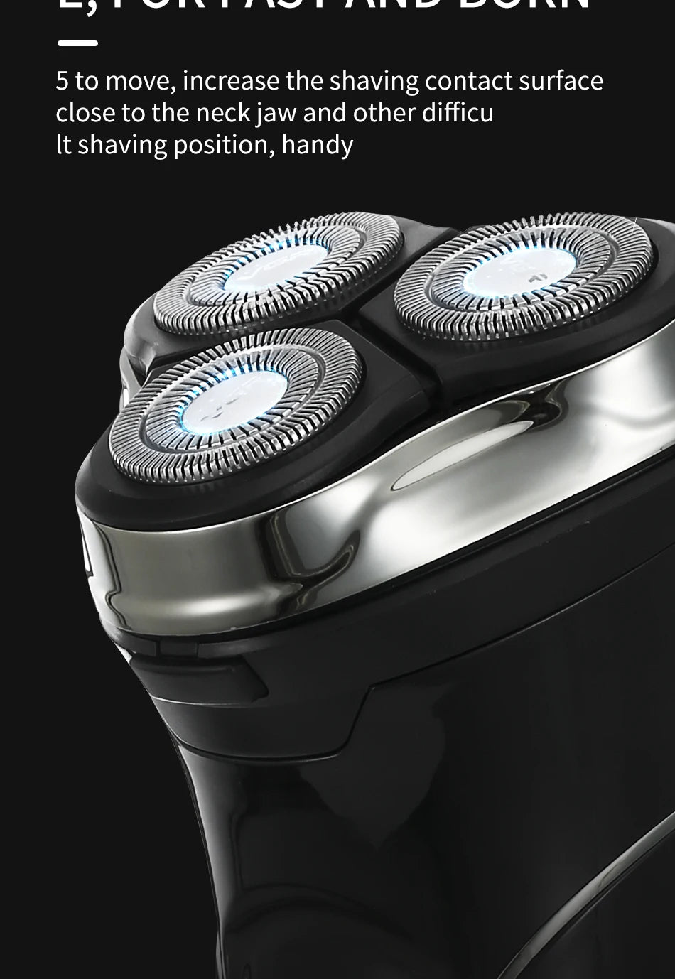 VGR 318 Shaver Electric Razor Professional Shaving Machine for Men