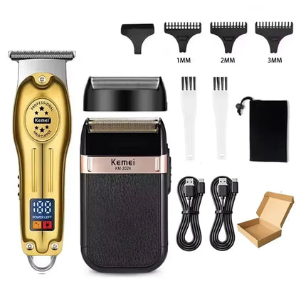 Kemei KM-2628 KM-678 KM-2024 USB Rechargeable Hair Clipper