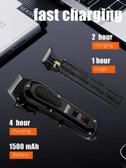 hiena 212 Professional Hair Cutter Mans Hair Clipper Set