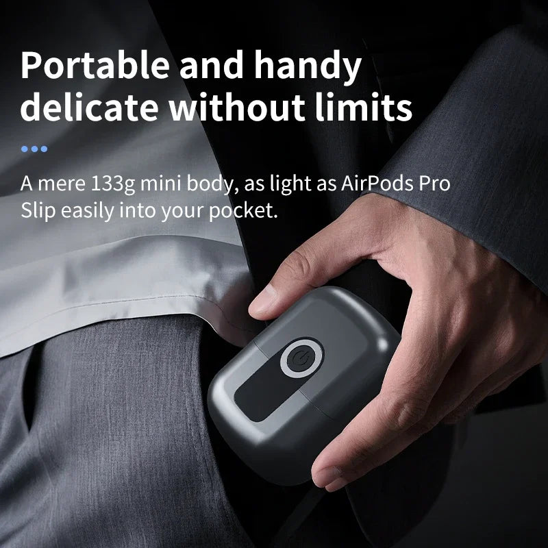 Mini electric shaver compact and fast charging
