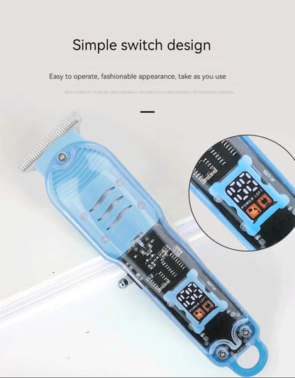 New Transparent Hair Clipper Power Display Hair Clipper