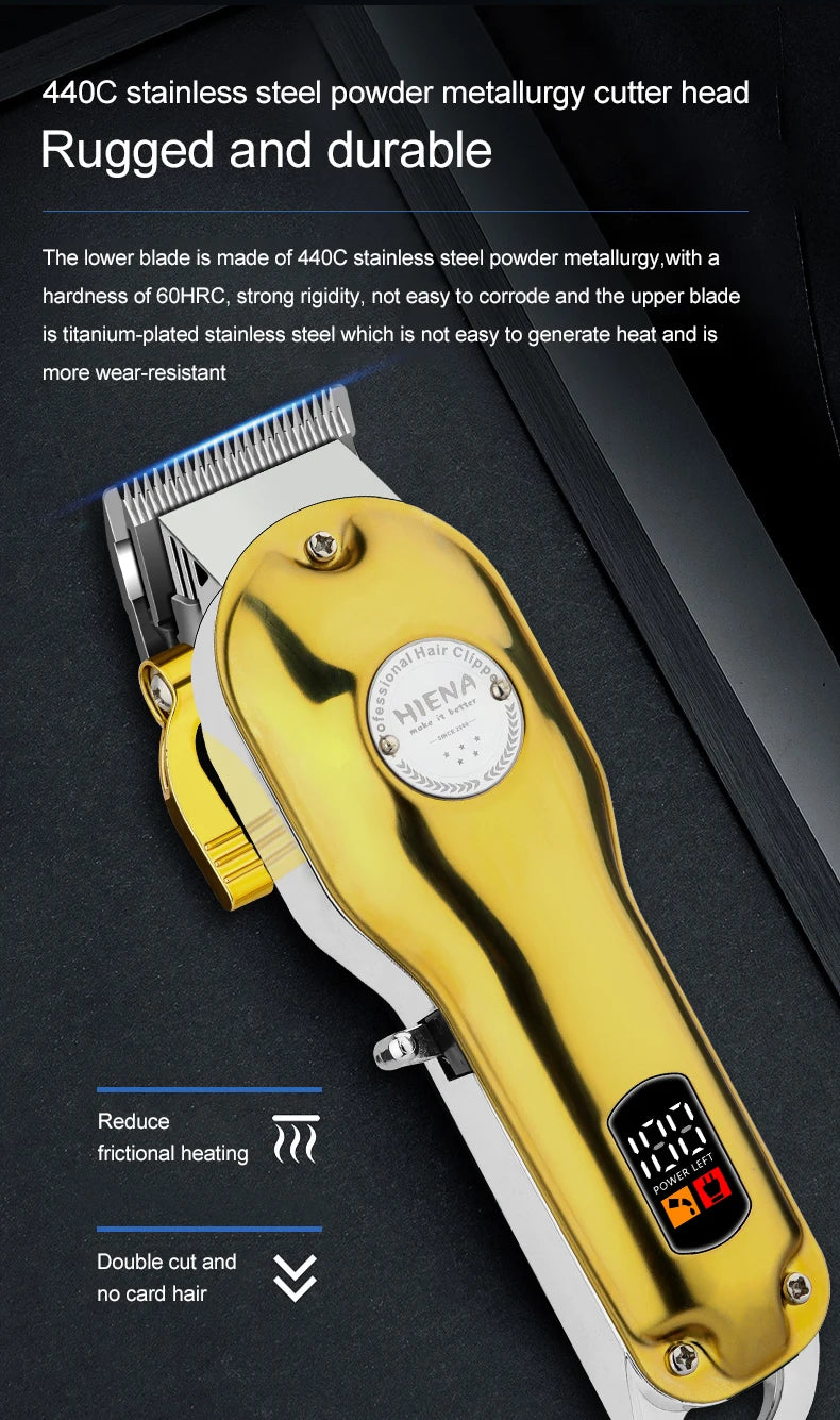 HIENA Professional barber Hair Clippers set Beard Trimmer