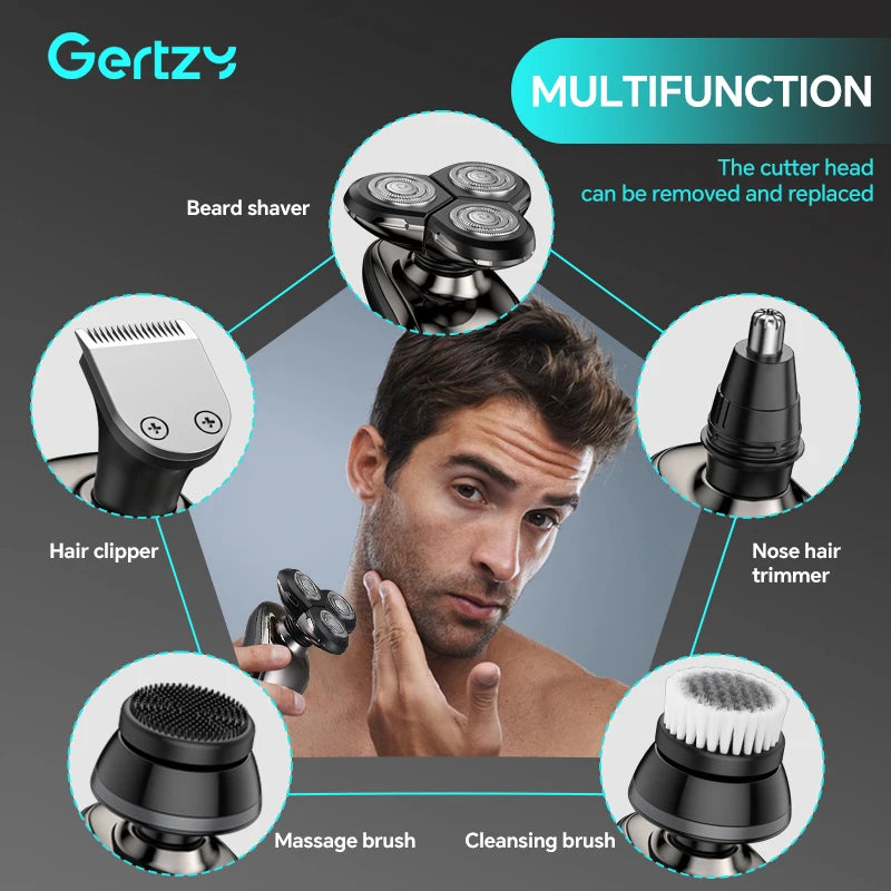Men's 5-in-1 USB rechargeable electric shaver sets