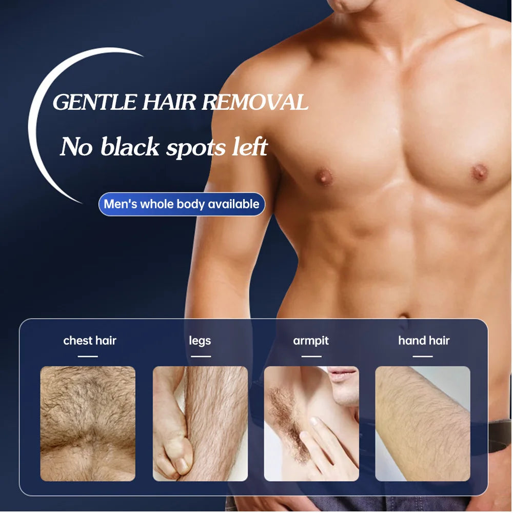 Painless Hair Removal Cream Permanent Hair Remover for Men's