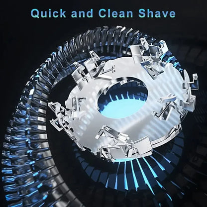Electric Razor For Men Intelligent Wet Dry Beard Shaving Trimmer