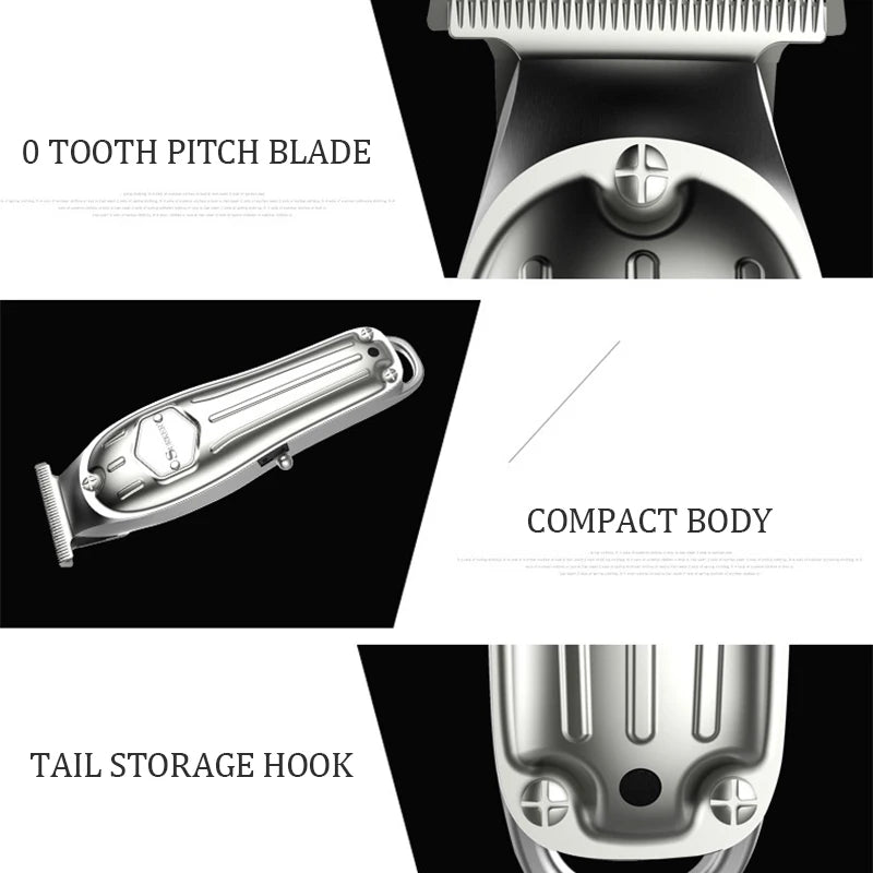 Kemei Shortcut Hair Clippers Self-Haircut Kit for Men