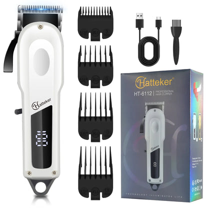HATTEKER professional Hair Clipper Adjustable Blade for Men