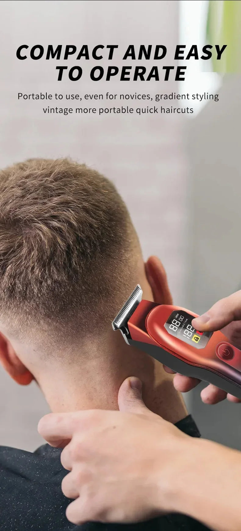 Hair Beard Trimmer for Men Professional T Liners Clippers Kit