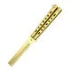 Foldable Comb Stainless Steel Practice Training Butterfly Comb