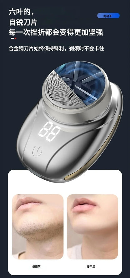 Portable rechargeable shaver full body washable shaver set