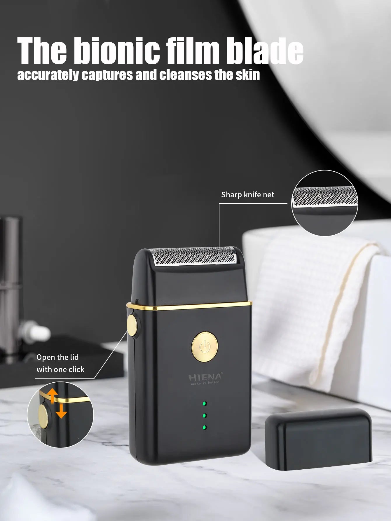 hiena 212 Professional Hair Cutter Mans Hair Clipper Set