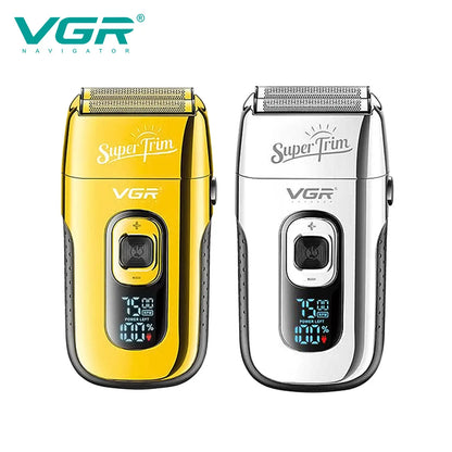 VGR Rechargeable 3-Speed Electric Shaver For Men Barber Hair Shaver