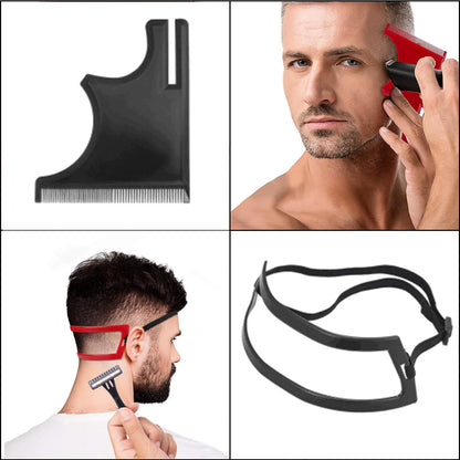 Beard Hair Cutting Grooming Kit - Hairline Shaping Tool