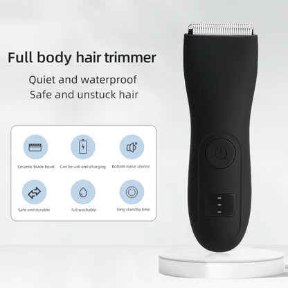 Mens Body Hair Trimmer and Women Lady Shaver Hair Removal Bikini Trimmer
