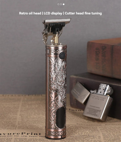 Electric Shaver for Men Digital Display Stainless Steel Cutter Head