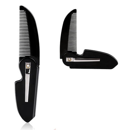 Portable Folding Beard Comb Mustache Comb Small Pocket