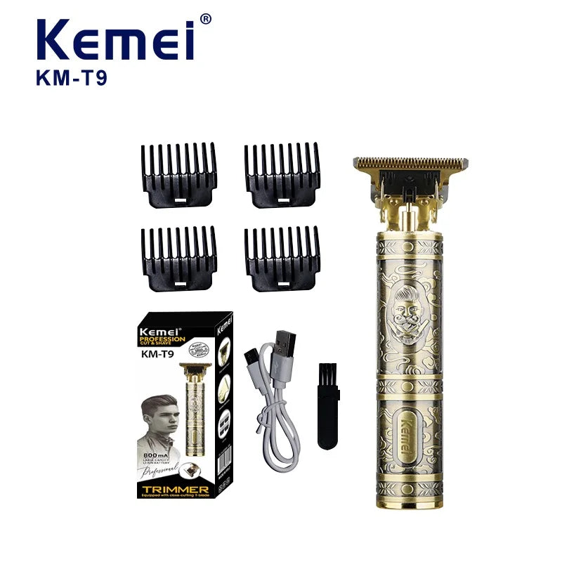 Kemei Electric Hair Clipper Cordless Trimmer T Shape Blade KM-T9