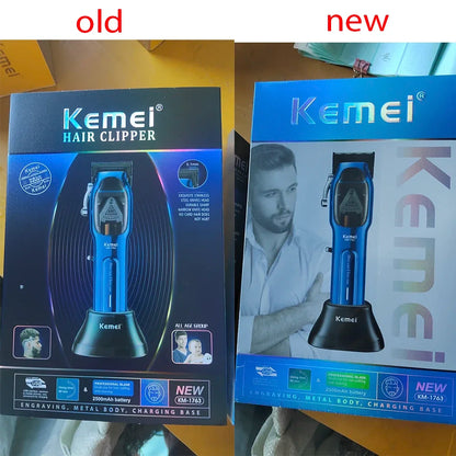 Kemei Professional Hair Clipper Barber Cordless Hair Trimmer