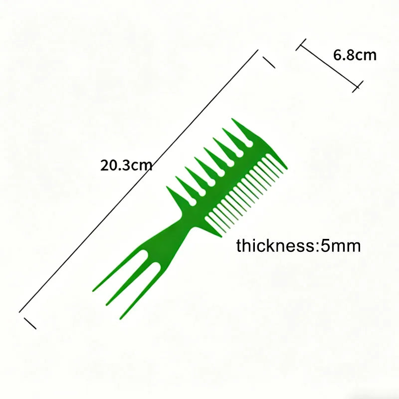 New Hair Texturizer Brush 3-In-1 Big Teeth Double Side