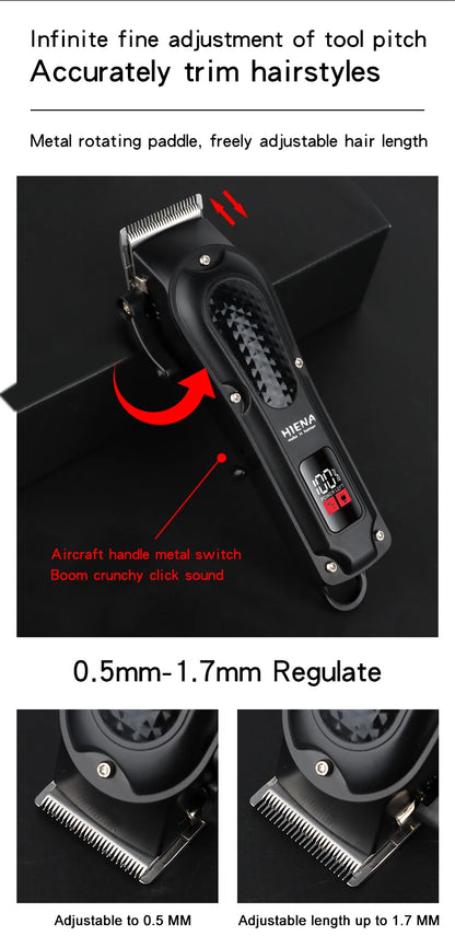 HIENA professional Hair Clipper for Barber Hair Trimmers
