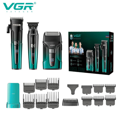 VGR V-694 3-in-1 Hair Trimming Set Professional High end Hair Clipper
