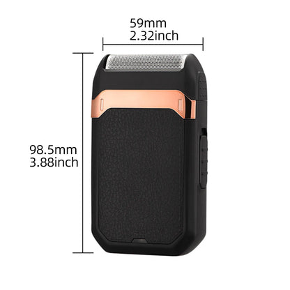 Stainless steel electric shaver USB rechargeable shaving device