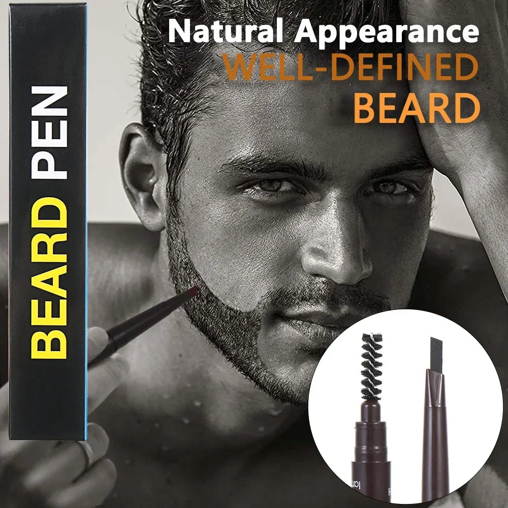 Hot Sale Beard Pen Filler Men Waterproof Moustache Coloring Pen