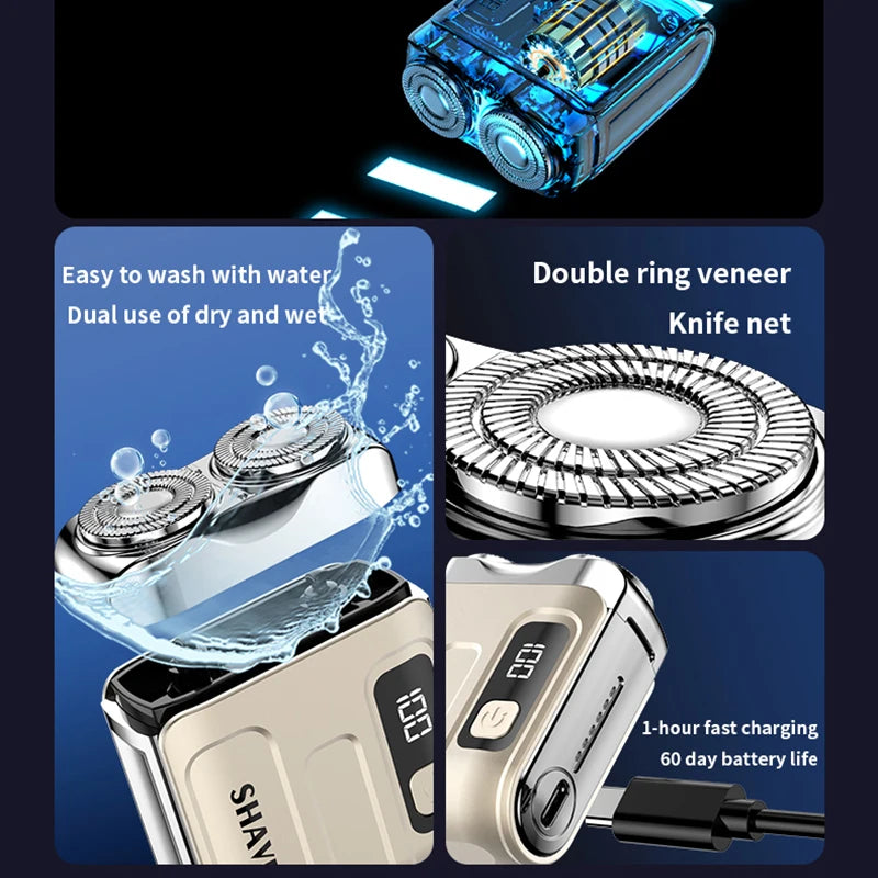 Travel Electric Shaver For Men Electric Razor