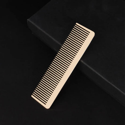 Zinc Alloy Hair Comb Metal Barber Beard Styling Cutting