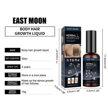Hair Growth Serum Chest Body Hair Mustache Regrowth